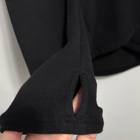 Athleta Black asymmetrical zip neck sweatshirt - Picture 6 of 11